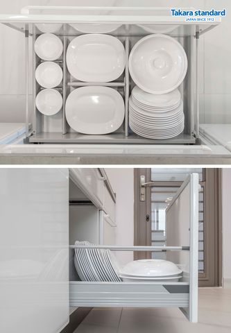 Hệ Tủ Bếp Cao Cấp Dòng Edel Chữ I Màu ESW - Căn Hộ Nam Sài Gòn Residences