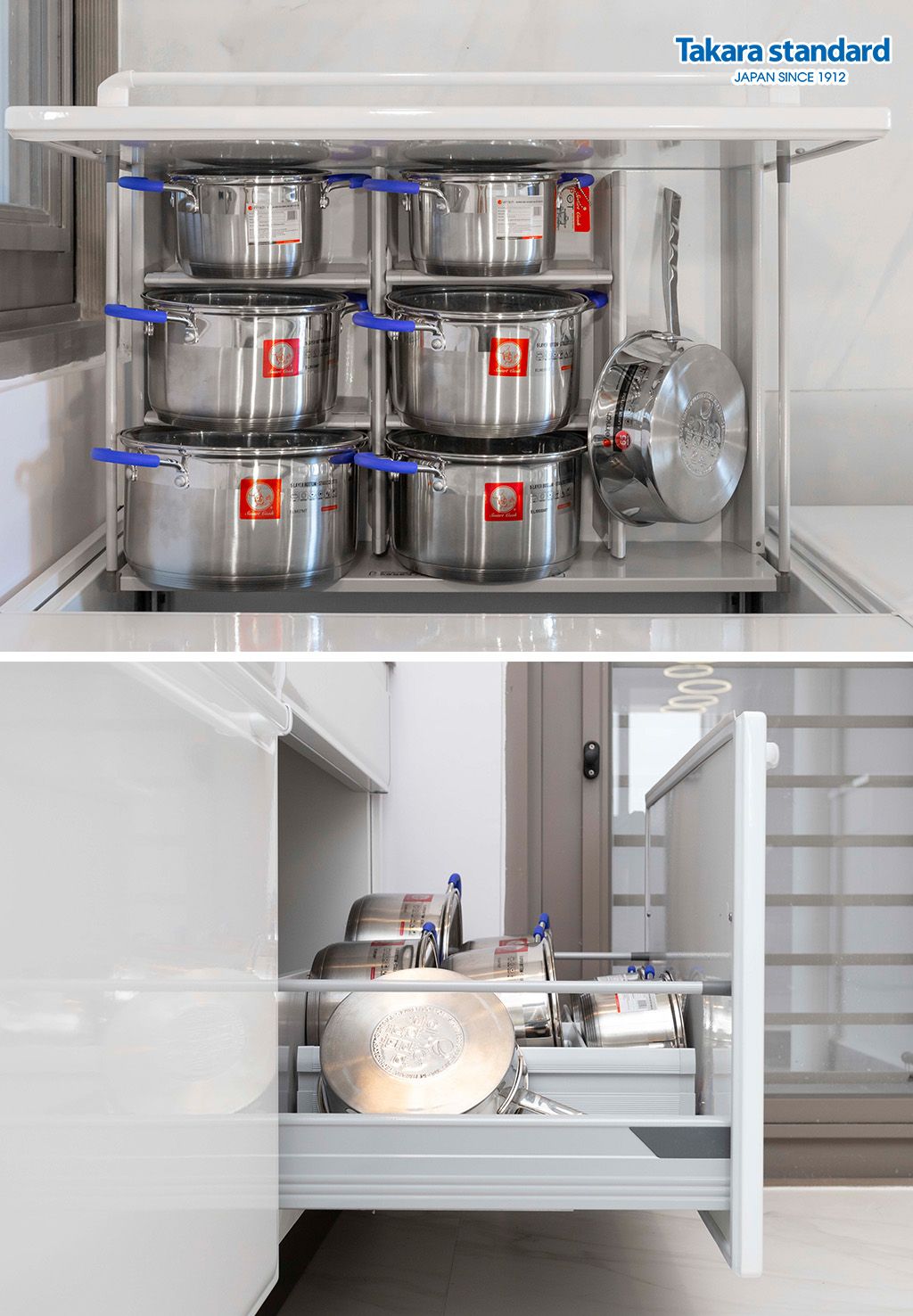 Hệ Tủ Bếp Cao Cấp Dòng Edel Chữ I Màu ESW - Căn Hộ Nam Sài Gòn Residences