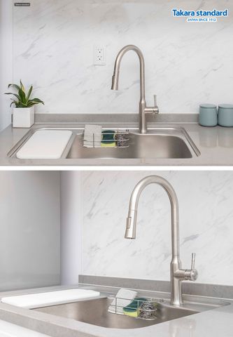 Hệ Tủ Bếp Cao Cấp Dòng Edel Chữ I Màu ESW - Căn Hộ Nam Sài Gòn Residences