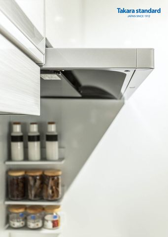 Hệ Tủ Bếp Treasia Chữ I Màu VBW - Showroom Takara standard
