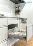  Hệ Tủ Bếp Treasia Chữ I Màu VBW - Showroom Takara standard 