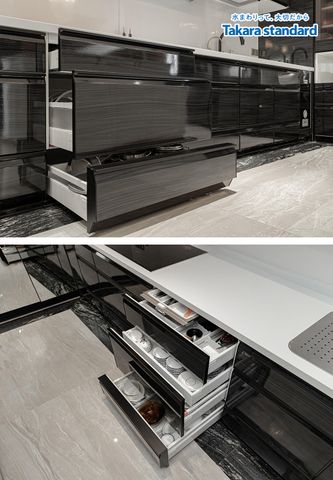 Hệ Tủ Bếp Lemure Cao Cấp Chữ L Màu LHQ - KĐT Vạn Phúc