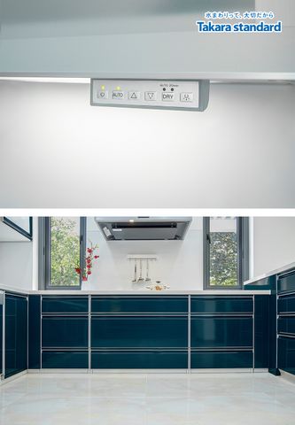 Hệ Tủ Bếp Treasia Cao Cấp Chữ L Màu VSJ - Biệt Thự Bình Phước