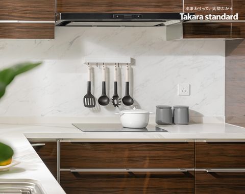 Hệ Tủ Bếp Nhật Bản Cao Cấp Lemure Chữ L Màu LGB - Biệt Thự Quận 7