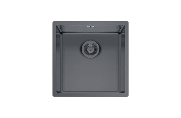 CHẬU RỬA CHÉN 1 NGĂN PYRAMIS ASTRIS COLORA 1B – GUN METAL