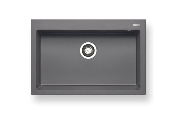 CHẬU RỬA CHÉN 1 NGĂN PYRAMIS ISTROS 1B IRON GREY