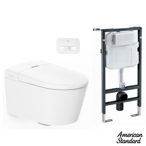 BÀN CẦU ĐIỆN TỬ TREO TƯỜNG AMERICAN STANDARD DÒNG AERO-LITE 1073919990