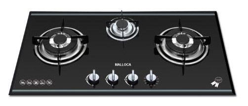 BẾP GA ÂM 3 BẾP CAO CẤP MALLOCA - AS930L *HÀNG TRƯNG BÀY*
