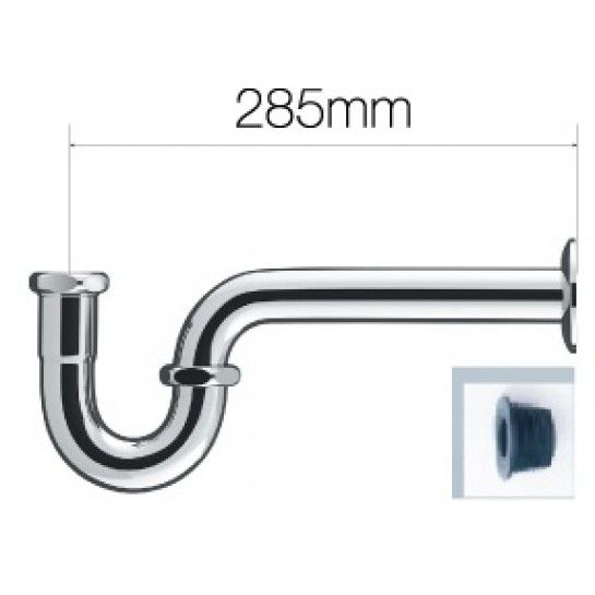 ỐNG THẢI CHỮ P INOX CHO LAVABO INAX A-675PV