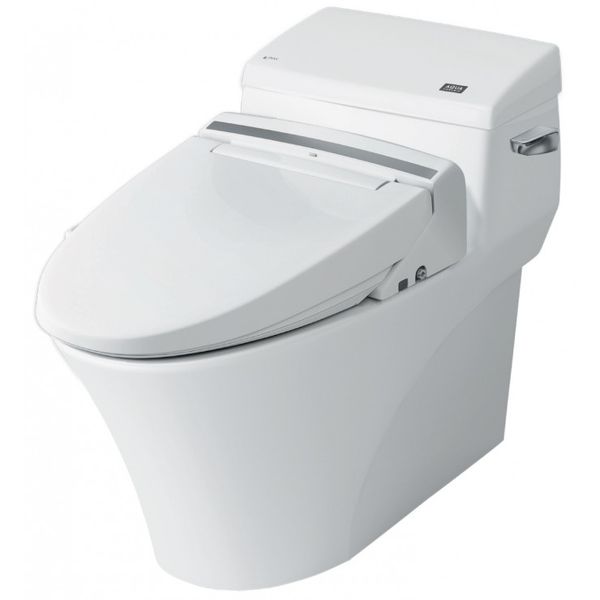 Bàn Cầu 1 Khối Nắp Rửa Điện Tử INAX - AC-1017R/CW-KB22AVN