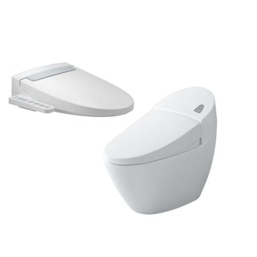 BÀN CẦU 1 KHỐI KÈM NẮP RỬA ĐIỆN TỬ INAX AC-2700+CW-H20VN
