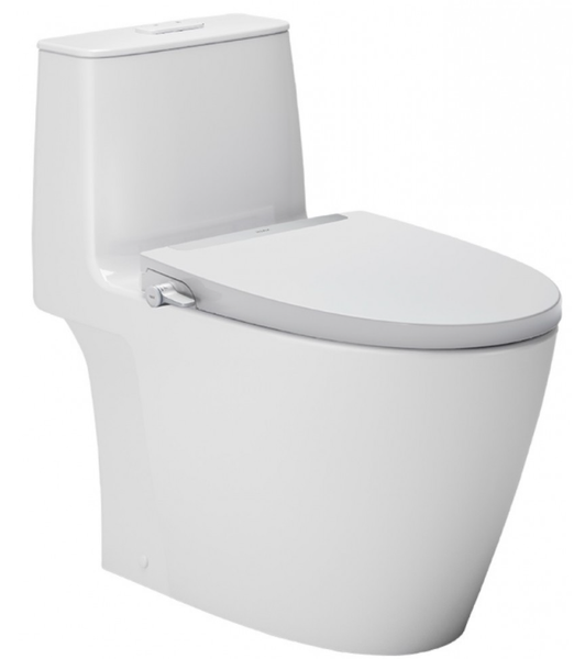 Bàn Cầu 1 khối INAX kết hợp nắp rửa CƠ - AC-902+CW-S32VN
