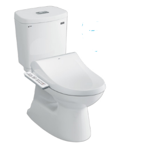 Bàn Cầu 2 Khối Nắp Rửa Điện Tử INAX - AC-504A+CW-H17VN