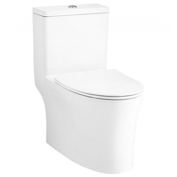BÀN CẦU 1 KHỐI COTTO XẢ NHẤN NẮP ĐÓNG ÊM VISTA - C105607