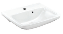 CHẬU RỬA MẶT COTTO - MÀU TRẮNG - C00580