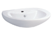 CHẬU RỬA MẶT COTTO - MÀU TRẮNG - C0107