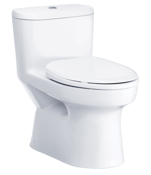 BÀN CẦU MỘT KHỐI COTTO - MÀU TRẮNG - C1015
