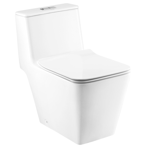 BÀN CẦU MỘT KHỐI COTTO XẢ NHẤN QUADO C10327