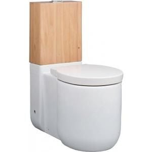 [HÀNG TRƯNG BÀY] BÀN CẦU 2 KHỐI COTTO KÉT NƯỚC GỖ C17277