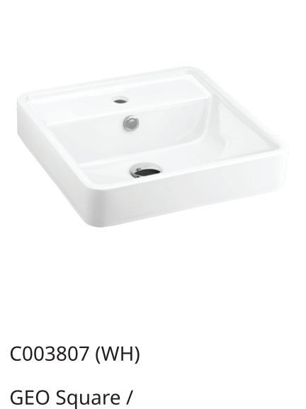 CHẬU COTTO ĐẶT TRÊN BÀN - C003817 WH