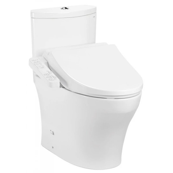 BÀN CẦU 2 KHỐI TOTO KẾT HỢP NẮP RỬA ĐIỆN TỬ DÒNG C2 SIMPLE CS838DW18