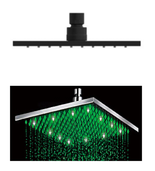 BÁT SEN MƯA VUÔNG CÓ ĐÈN LED DIVINI DVQ-1601-LED