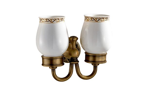 GIÁ ĐỂ CỐC ĐÔI BẰNG ĐỒNG KANLY - GCH08