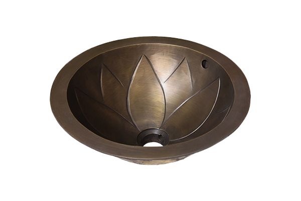 CHẬU RỬA BẰNG ĐỒNG THAU KANLY - GCL02