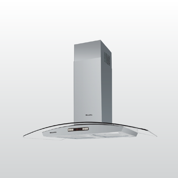Máy hút khử mùi áp tường MC 9077 LCD - Malloca *HÀNG TRƯNG BÀY*