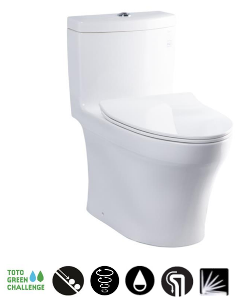 Bồn Cầu TOTO MS889DRT8 (MS889DT8) Một Khối Nắp TC600VS