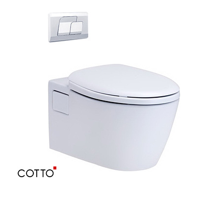 BÀN CẦU KÉT NƯỚC ÂM COTTO - MÀU TRẮNG - SC1986(F)