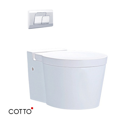 BÀN CẦU TREO TƯỜNG KÉT NƯỚC ÂM COTTO SC198817(F)