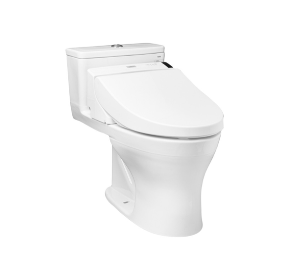 Bàn cầu một khối, kèm nắp rửa điện tử WASHLET - MS885DW6