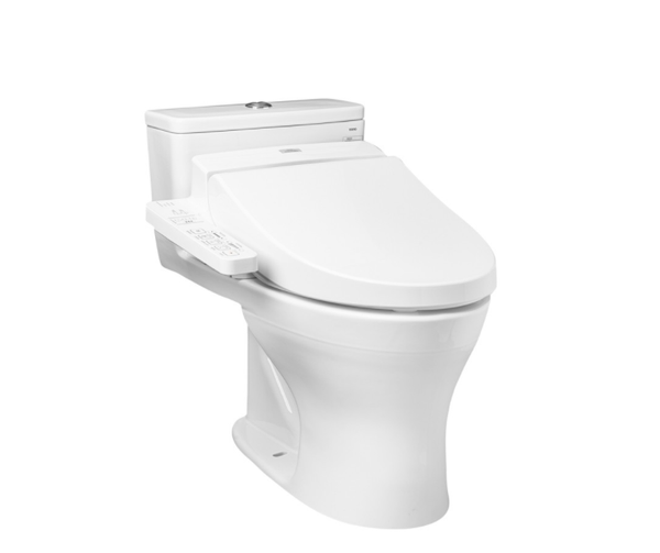 Bàn cầu một khối, kèm nắp rửa điện tử WASHLET - MS855DW7