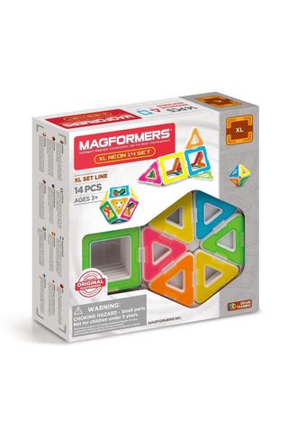 Đồ chơi xếp hình nam châm Magformers Neon 14 mảnh