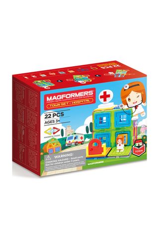 Đồ chơi xếp hình nam châm Magformers - Bộ Bệnh viện 22 mảnh