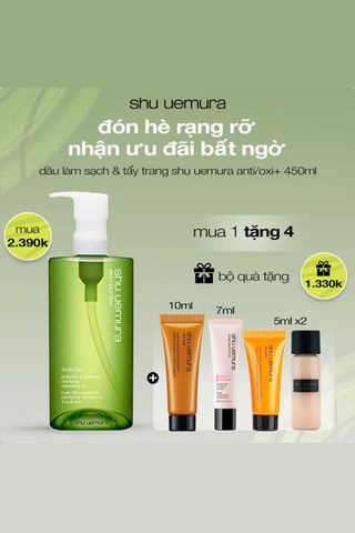 Dầu làm sạch và tẩy trang cao cấp Shu Uemura Anti/Oxi+ 450ml