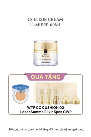 Kem thanh lọc tái tạo da dưỡng sáng mịn su:m37º Losec Summa Elixir Cream Lumiere 60ml