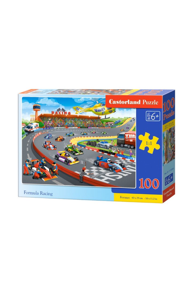 Xếp hình puzzle trường đua xe địa hình 100 mảnh