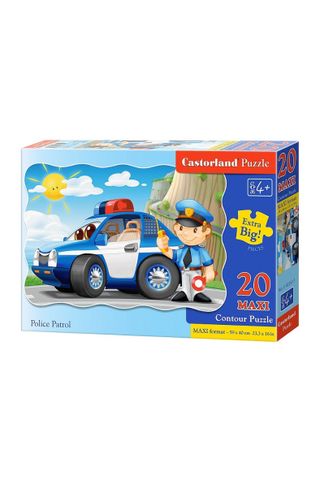 Xếp hình puzzle xe cảnh sát tuần tra 20 mảnh Maxi