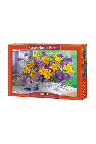 Xếp hình puzzle Bouquet of Lilies and Bellflowers 1000 mảnh
