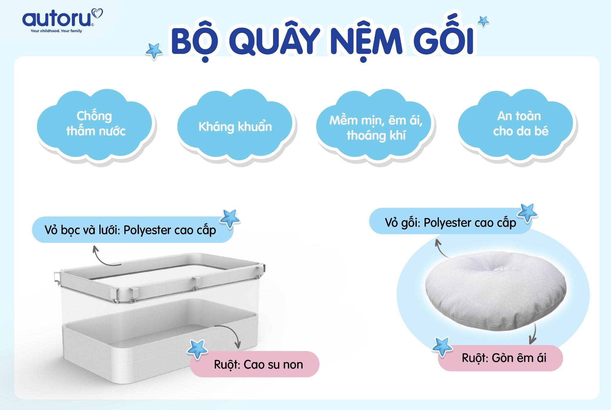  Nôi Gỗ Tự Động E4 