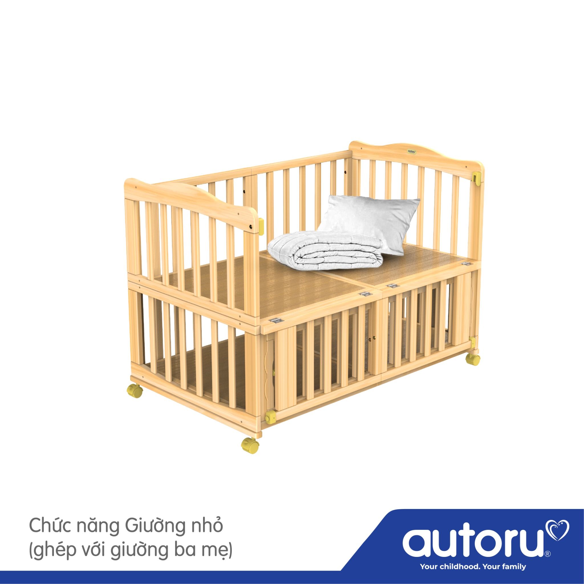 Cũi gỗ đa năng C2