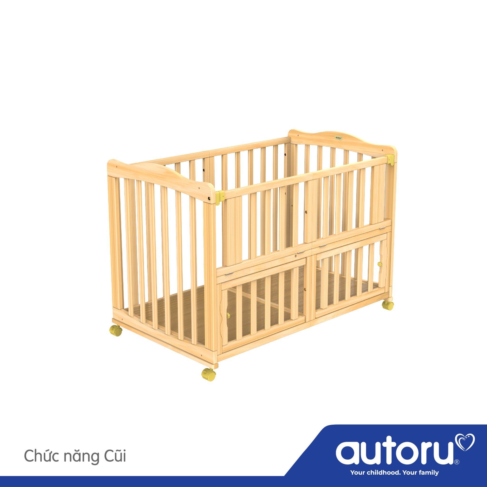 Cũi gỗ đa năng C1