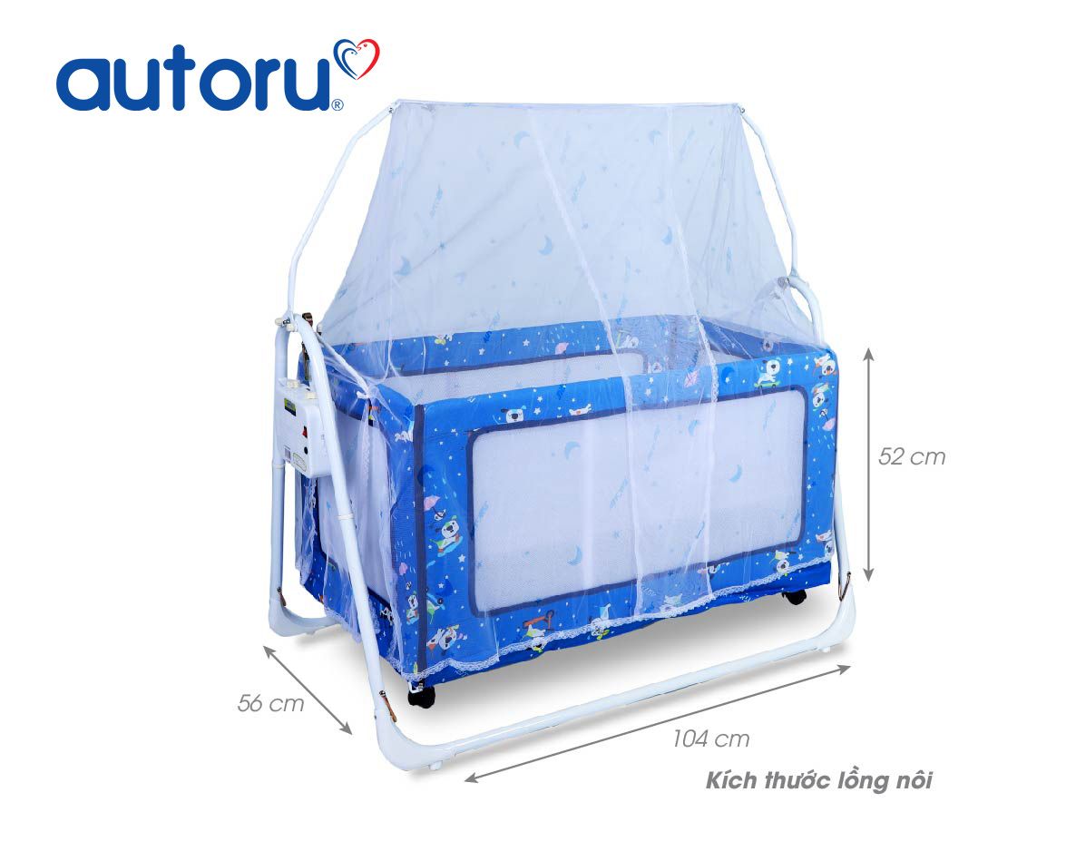Nôi 2 tầng đa năng AUTORU-Eco 4S