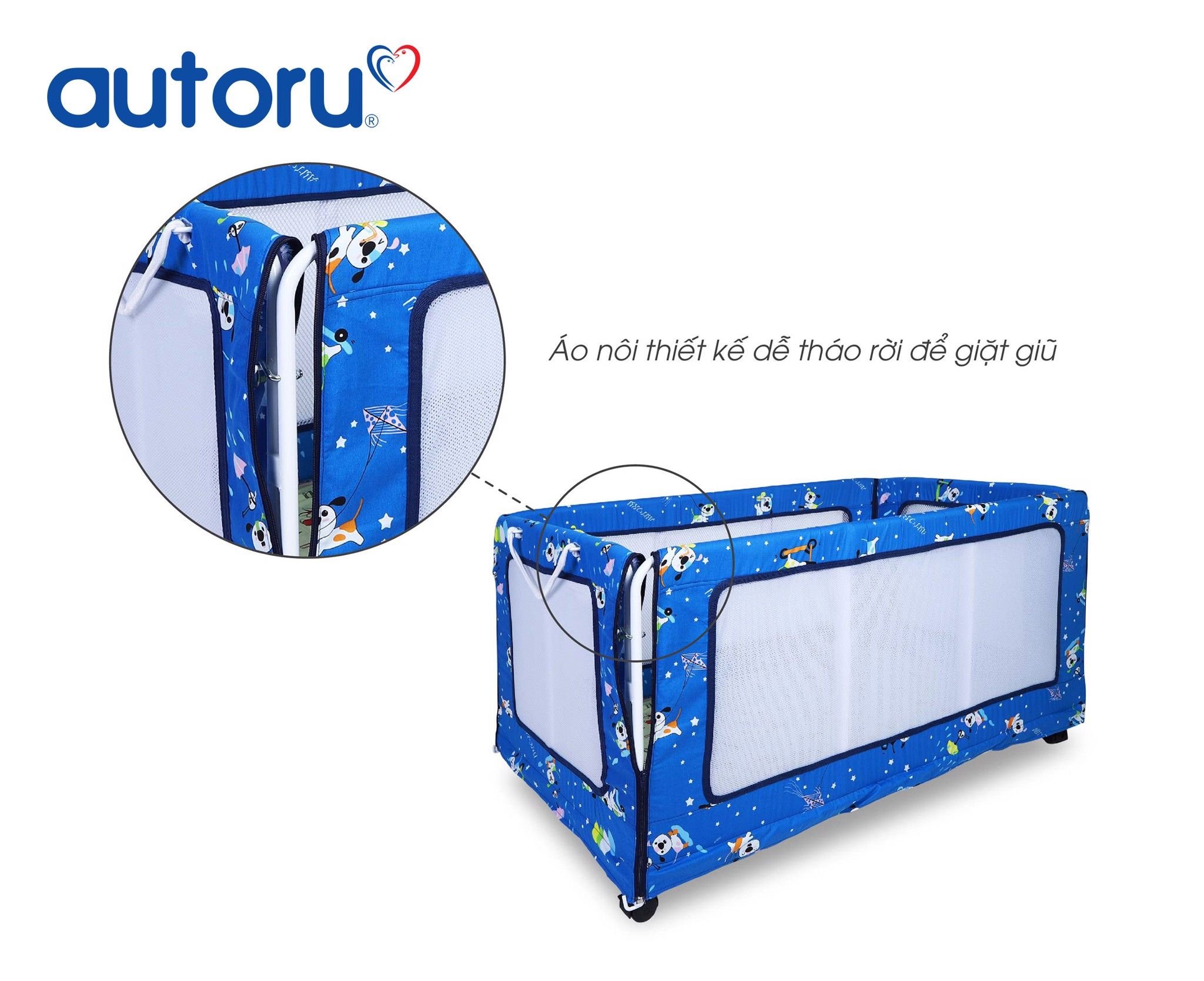 Nôi 2 tầng đa năng AUTORU-Eco 4S
