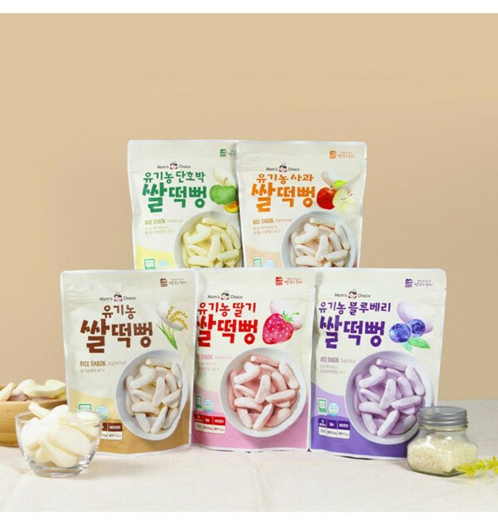  Bánh Gạo Hữu Cơ Ăn Dặm Mom's Choice Nội Địa Hàn Quốc Cho Bé 