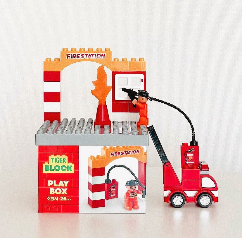  [My Little Tiger] Đồ Chơi Block Play Box Cho Bé - Order Hàn Quốc 5-7 Ngày 