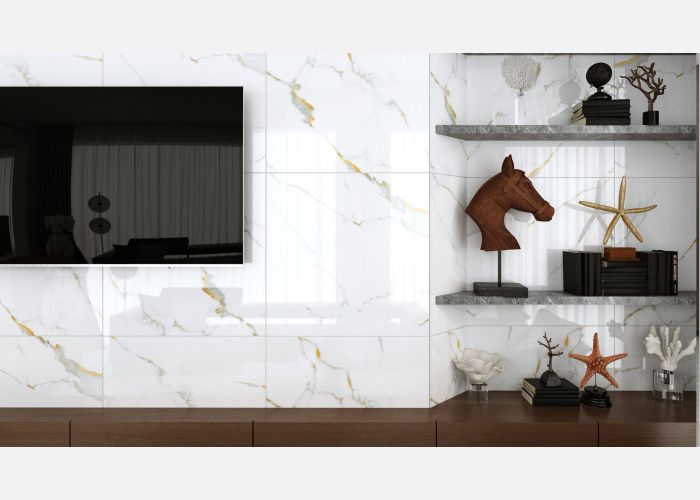 Á Mỹ Jewelry Marble 4270 600 x 600 mm (Porcelain)
