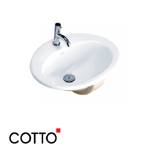  Chậu Rửa Lavabo COTTO C029 Lisa Âm Bàn Dương Vành 